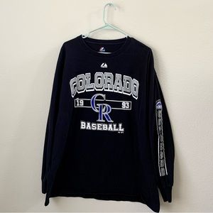 1993 Vintage Colorado Rockies Long Sleeve T-Shirt